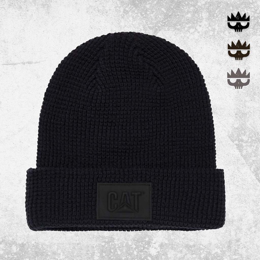 CAT Grid Knit Recycled Beanie